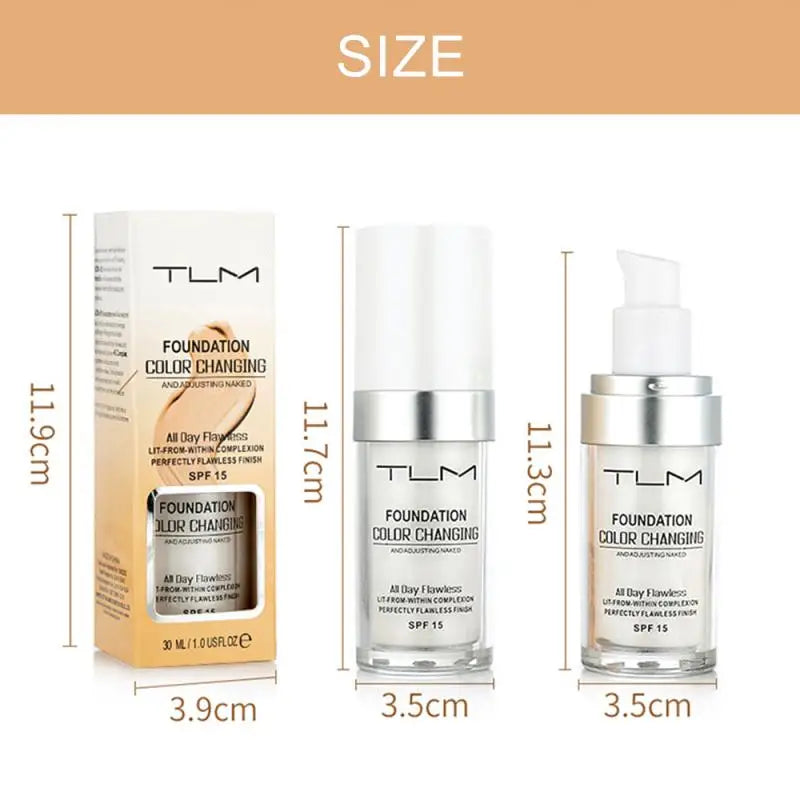 Magic Match Foundation – Color-Changing, Long-Lasting Matte Liquid for Hydrated, Flawless Skin All Day