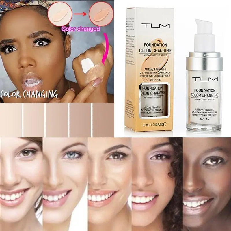 Magic Match Foundation – Color-Changing, Long-Lasting Matte Liquid for Hydrated, Flawless Skin All Day