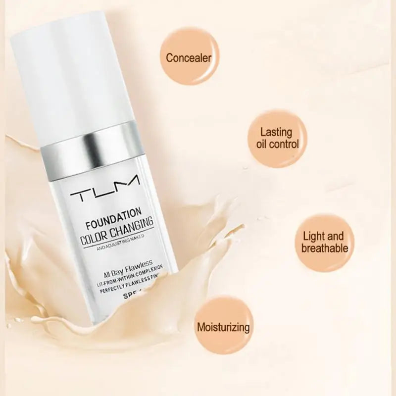 Magic Match Foundation – Color-Changing, Long-Lasting Matte Liquid for Hydrated, Flawless Skin All Day